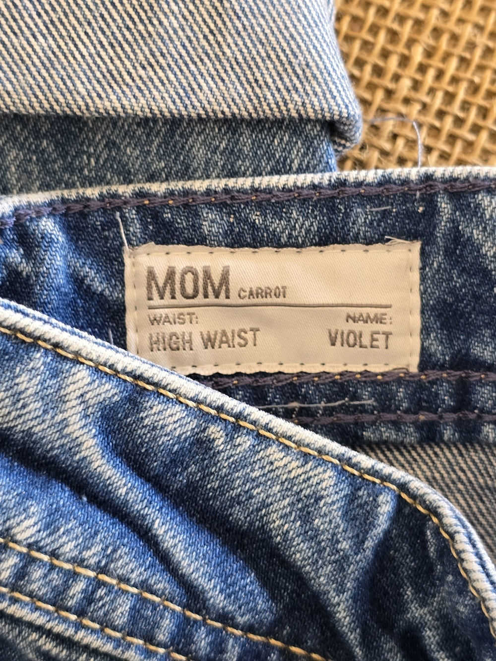 NWOT Pepe Jeans Mom High Waist Denim Jeans 27"
